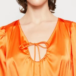 Vila VIPETIA V NECK MIDI DRESS - Cocktailkleid/festliches Kleid - Tigerlily -Günstiges Fem Glanz Geschäft ef797c2317494de189077c24586162ea