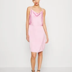 Vila VIRAVENNA DEEP BACK DRESS - Cocktailkleid/festliches Kleid - Orchid Pink