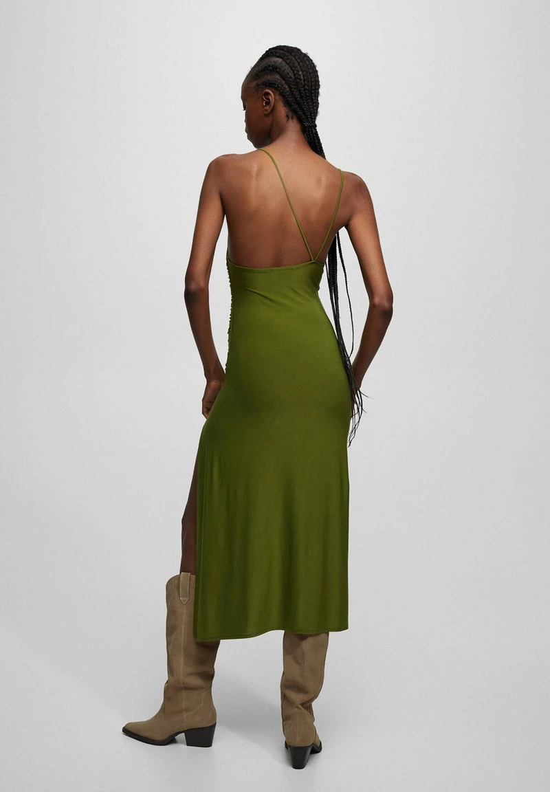 PULL & BEAR LONG STRAPPY - Cocktailkleid/festliches Kleid - Green 3 PULL & BEAR LONG STRAPPY - Cocktailkleid/festliches Kleid - Green – Bild 3