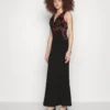 Wal G EMBROIDERED LACE MAXI - Cocktailkleid/festliches Kleid - Black/red