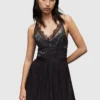 AllSaints ALANI LACE - Cocktailkleid/festliches Kleid - Black