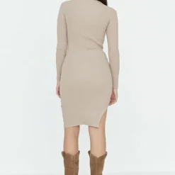 Trendyol Cocktailkleid/festliches Kleid - Beige -Günstiges Fem Glanz Geschäft f6644c33bdf648c0932d4a6615e40cdc