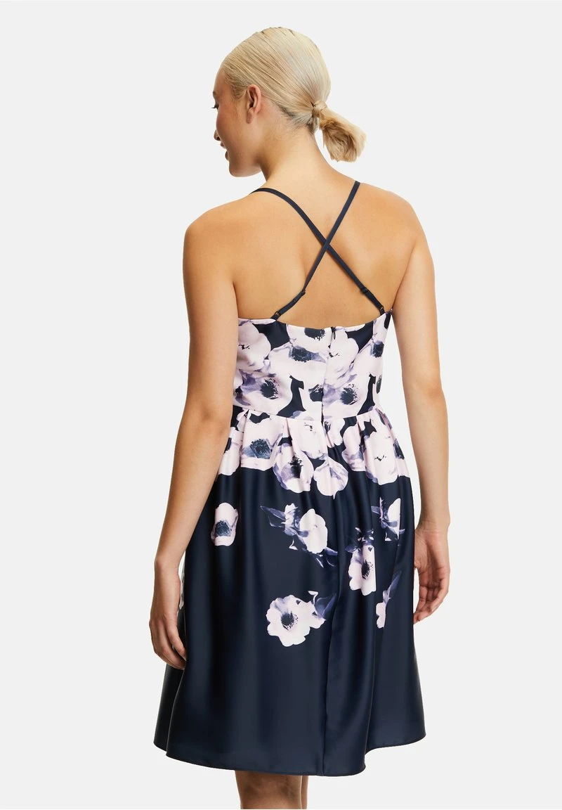 Vera Mont FLEURS - Cocktailkleid/festliches Kleid - Dark Blue Rosé 3 Vera Mont FLEURS - Cocktailkleid/festliches Kleid - Dark Blue Rosé – Bild 3