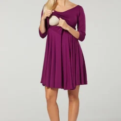 UMSTANDS-COCKTAILKLEID MIT STILLFUNKTION - Cocktailkleid/festliches Kleid - Pflaume -Günstiges Fem Glanz Geschäft f7c75297ce0b4bcba6a15c6e4098fb71