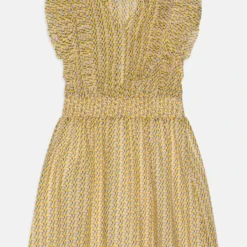 Zadig & Voltaire DRESS - Cocktailkleid/festliches Kleid - Gold Yellow