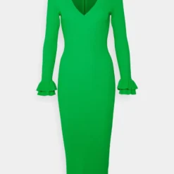 MICHAEL Michael Kors RUFFLE CUFF - Cocktailkleid/festliches Kleid - Spring Green -Günstiges Fem Glanz Geschäft f95a4ddf03e24f6883270055e3ee316c