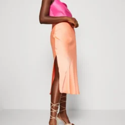 YASDOTTEABLOCK MIDI DRESS - Cocktailkleid/festliches Kleid - Fresh Salmon/carmine Rose 9 YASDOTTEABLOCK MIDI DRESS - Cocktailkleid/festliches Kleid - Fresh Salmon/carmine Rose -Günstiges Fem Glanz Geschäft fa0b26320bf64af5bf5f219930bfb79c