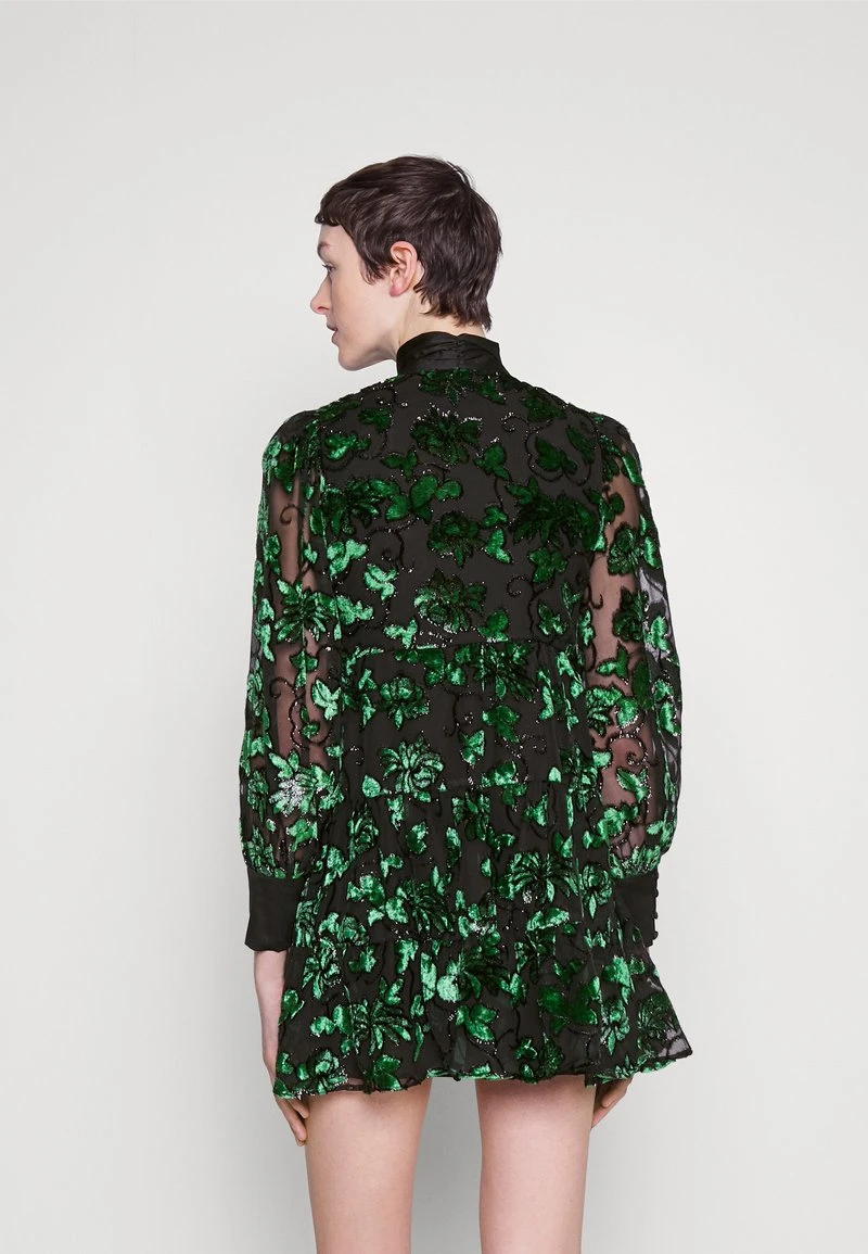 Alice + Olivia ROWEN BOW - Cocktailkleid/festliches Kleid - Black/emerald 4 Alice + Olivia ROWEN BOW - Cocktailkleid/festliches Kleid - Black/emerald – Bild 4