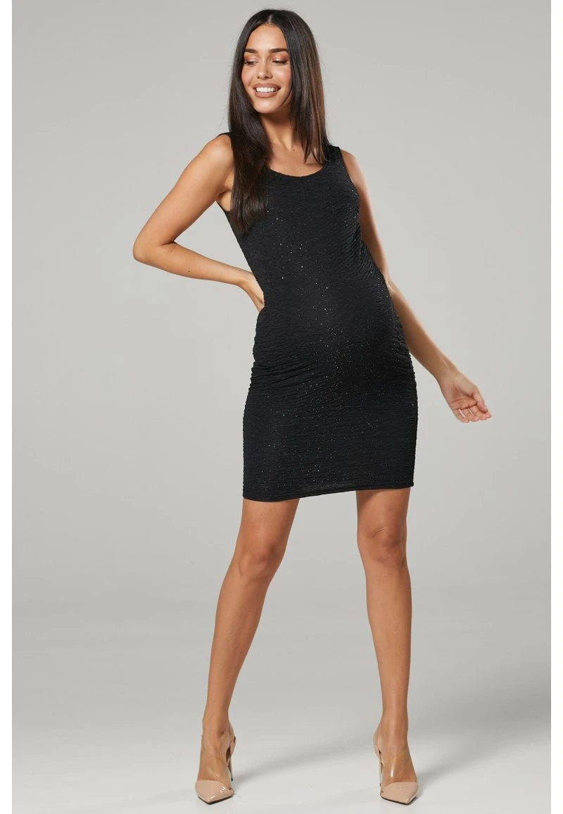 Happy Mama MATERNITY GLITTER PARTY - Cocktailkleid/festliches Kleid - Black 5 Happy Mama MATERNITY GLITTER PARTY - Cocktailkleid/festliches Kleid - Black – Bild 5